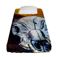 Skull 2 Fitted Sheet (single Size)