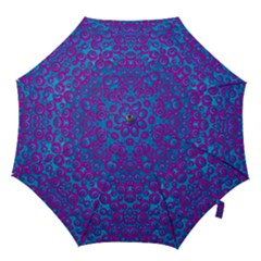 The Eyes Of Freedom In Polka Dot Hook Handle Umbrellas (small) by pepitasart