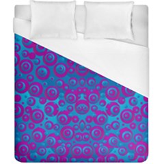 The Eyes Of Freedom In Polka Dot Duvet Cover (California King Size)