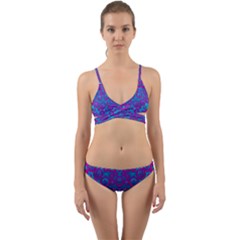 The Eyes Of Freedom In Polka Dot Wrap Around Bikini Set