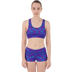 The Eyes Of Freedom In Polka Dot Work It Out Gym Set by pepitasart