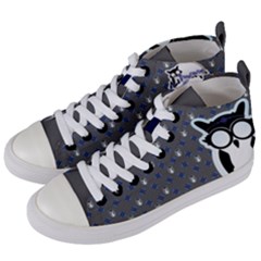 Blue/gray Girl Owl Shoes (womens)