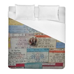 Concert TIcket Memorabilia  Duvet Cover (Full/ Double Size)