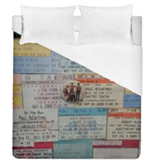 Concert TIcket Memorabilia  Duvet Cover (Queen Size)