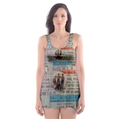 Concert TIcket Memorabilia  Skater Dress Swimsuit