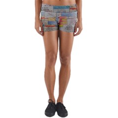 Concert TIcket Memorabilia  Yoga Shorts