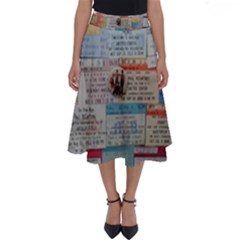 Concert TIcket Memorabilia  Perfect Length Midi Skirt