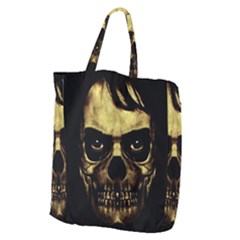 Angry Skull Monster Poster Giant Grocery Tote by dflcprints