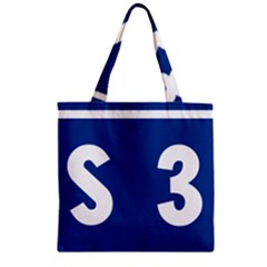 Italy State Highway 38 Zipper Grocery Tote Bag by abbeyz71