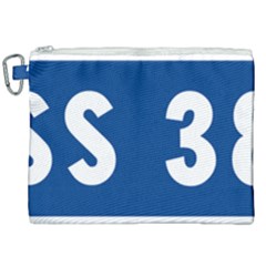 Italy State Highway 38 Canvas Cosmetic Bag (xxl) by abbeyz71