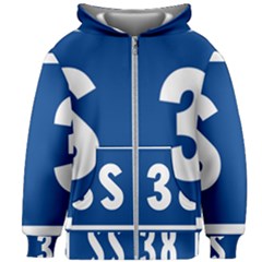 Italy State Highway 38 Kids  Zipper Hoodie Without Drawstring