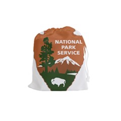 U S  National Park Service Arrowhead Insignia Drawstring Pouch (medium) by abbeyz71