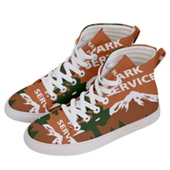 U S  National Park Service Arrowhead Insignia Women s Hi-top Skate Sneakers by abbeyz71