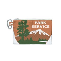 U S  National Park Service Arrowhead Insignia Canvas Cosmetic Bag (small) by abbeyz71