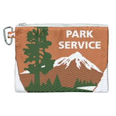 U S  National Park Service Arrowhead Insignia Canvas Cosmetic Bag (xl) by abbeyz71