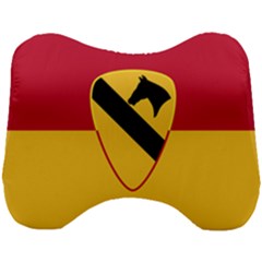 Flag Of United States Army 1st Cavalry Division Head Support Cushion by abbeyz71