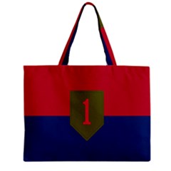 United States Army First Infantry Division Flag Zipper Mini Tote Bag by abbeyz71