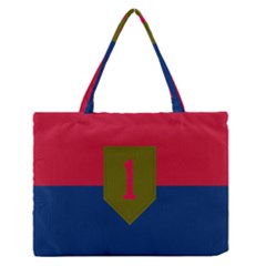 United States Army First Infantry Division Flag Zipper Medium Tote Bag by abbeyz71