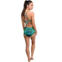 Abstract #8   I   Blues & Greens 6000 High Waist Tankini Set View2