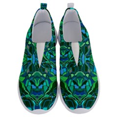 Abstract #8   I   Blues & Greens 6000 No Lace Lightweight Shoes