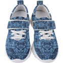 Abstract #8   I   Blues 6000 Kids  Velcro Strap Shoes View1