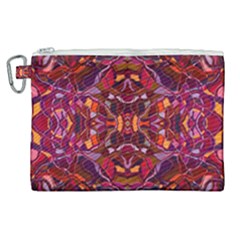 Abstract #8   I   Carmine 6000 Canvas Cosmetic Bag (xl) by KesaliSkyeArt