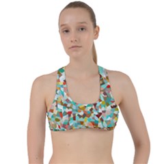 Affectionate Criss Cross Racerback Sports Bra by artifiart