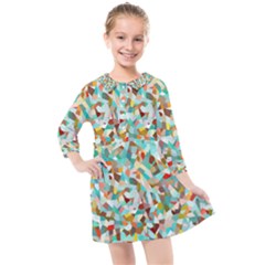 Affectionate Kids  Quarter Sleeve Shirt Dress by artifiart