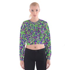 Nocturnal Cropped Sweatshirt by artifiart