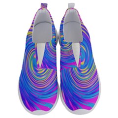 Cool Abstract Pink Blue And Yellow Twirl Liquid Art No Lace Lightweight Shoes by myrubiogarden