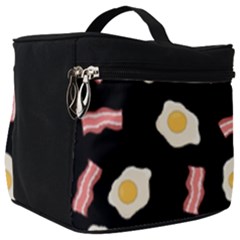 Bacon And Egg Pop Art Pattern Make Up Travel Bag (big) by Valentinaart