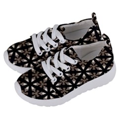 Earth Tone Floral  Kids  Lightweight Sports Shoes by kenique