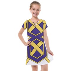 Insignia Of Chemical Corps Of U S  Army Kids  Cross Web Dress by abbeyz71