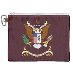U S  Army Medical Department Regimental Flag Canvas Cosmetic Bag (xxl) by abbeyz71