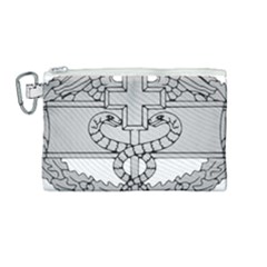 U S  Army Combat Medical Badge Canvas Cosmetic Bag (medium) by abbeyz71