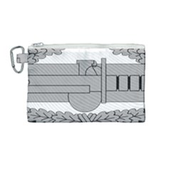 U S  Army Combat Action Badge Canvas Cosmetic Bag (medium) by abbeyz71