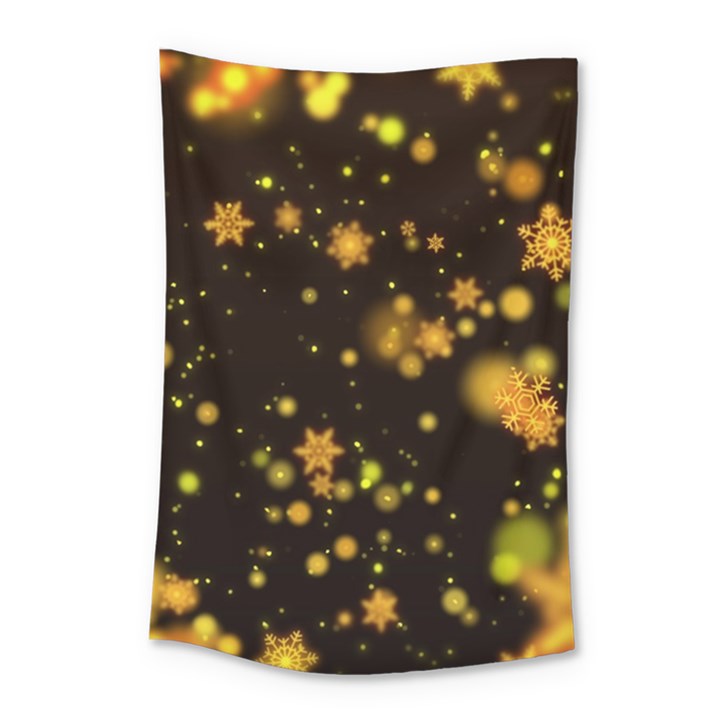 Background Black Blur Colorful Small Tapestry