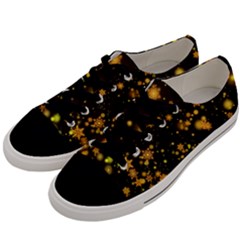 Background Black Blur Colorful Men s Low Top Canvas Sneakers by Pakrebo