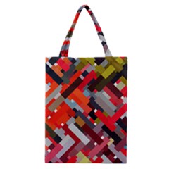 Maze Mazes Fabric Fabrics Color Classic Tote Bag by Pakrebo