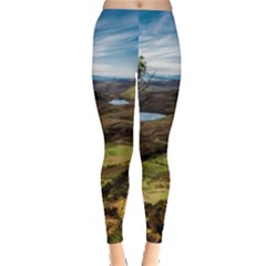 Landscape Quairaing Scotland Leggings  by Pakrebo