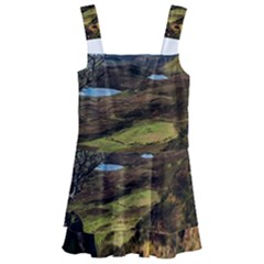 Landscape Quairaing Scotland Kids  Layered Skirt Swimsuit by Pakrebo