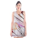 Art Painting Abstract Canvas Scoop Neck Skater Dress View1