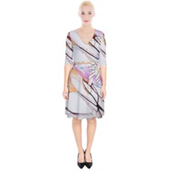 Art Painting Abstract Canvas Wrap Up Cocktail Dress by Pakrebo