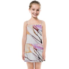 Art Painting Abstract Canvas Kids  Summer Sun Dress by Pakrebo