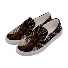 Ent Treant Trees Tree Bark Barks Women s Canvas Slip Ons