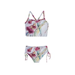 Plant Nature Flowers Foliage Girls  Tankini Swimsuit