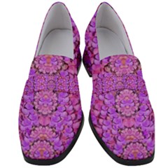 Paradise Blossom Tree On The Mountain High Women s Chunky Heel Loafers by pepitasart