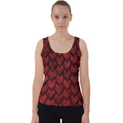 Redreptile Velvet Tank Top by LalaChandra