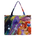 Abstract Modern Detail Color Zipper Medium Tote Bag View1