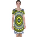 Mandala Pattern Round Ethnic Short Sleeve Nightdress View1